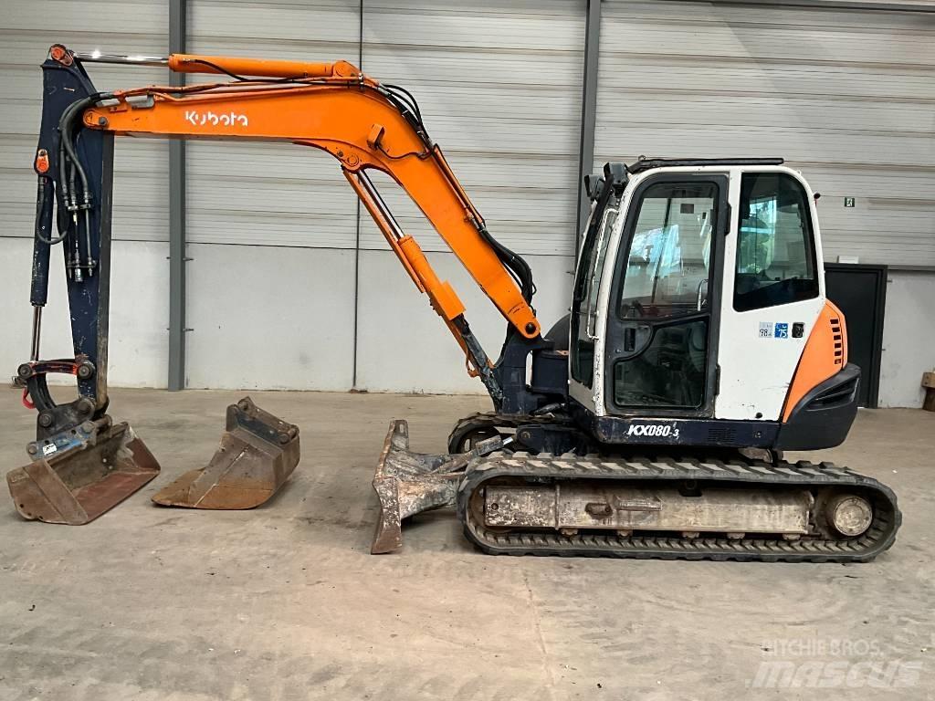 Kubota KX 080-3 Midi bagri 7t – 12t