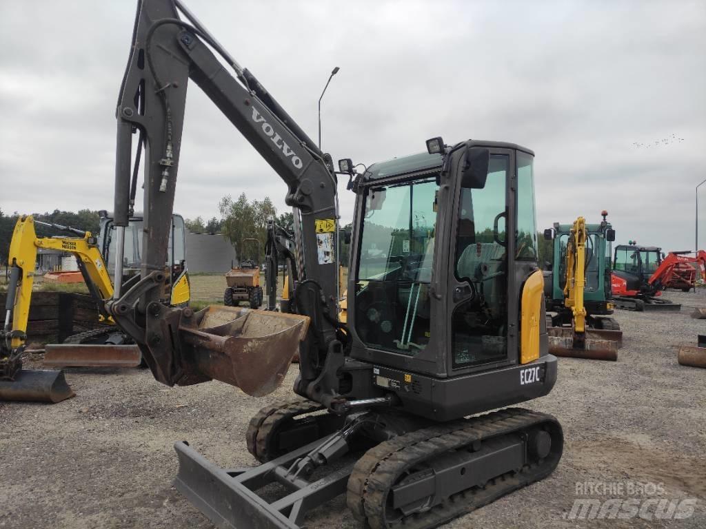 Volvo EC 27 C Mini bagri <7t