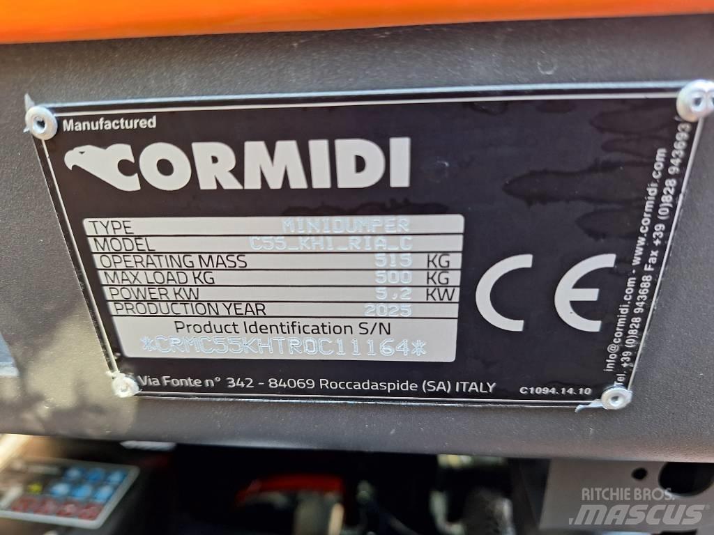 Cormidi C60 and C55 Demperji goseničarji