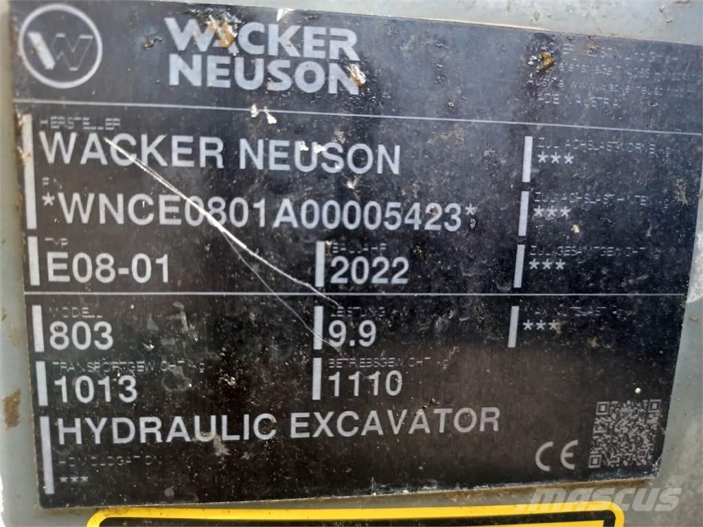 Wacker Neuson 803 Bagri goseničarji