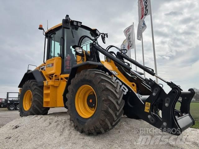 JCB 413 S Kolesni nakladalci