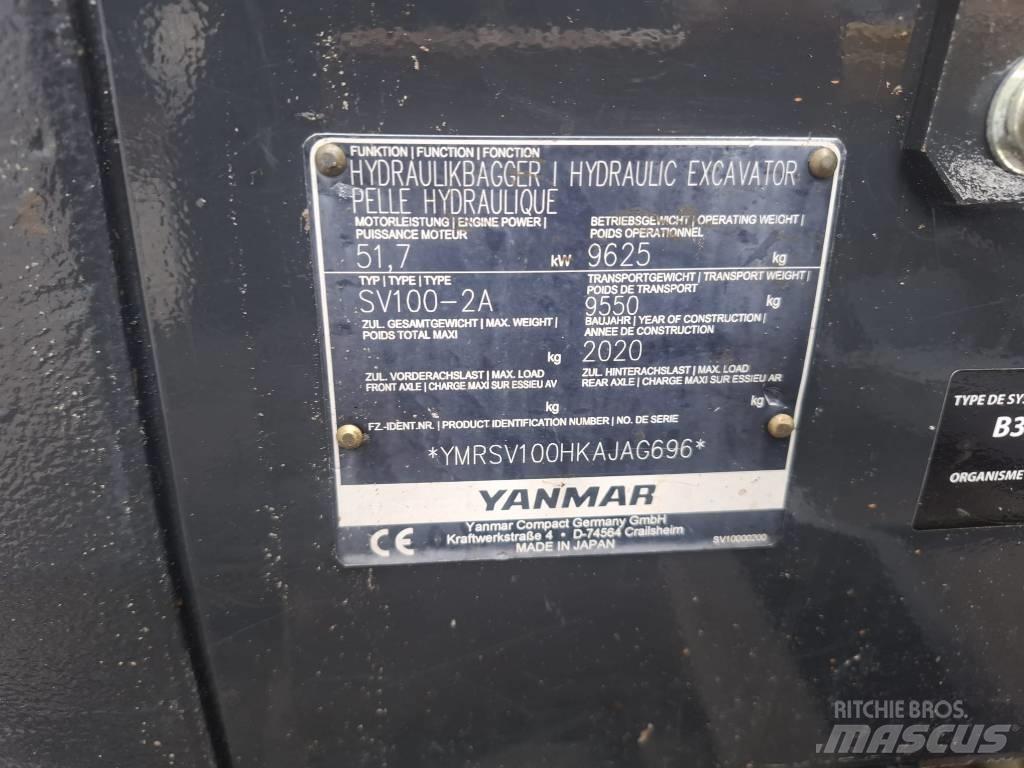 Yanmar SV 100-2A Midi bagri 7t – 12t