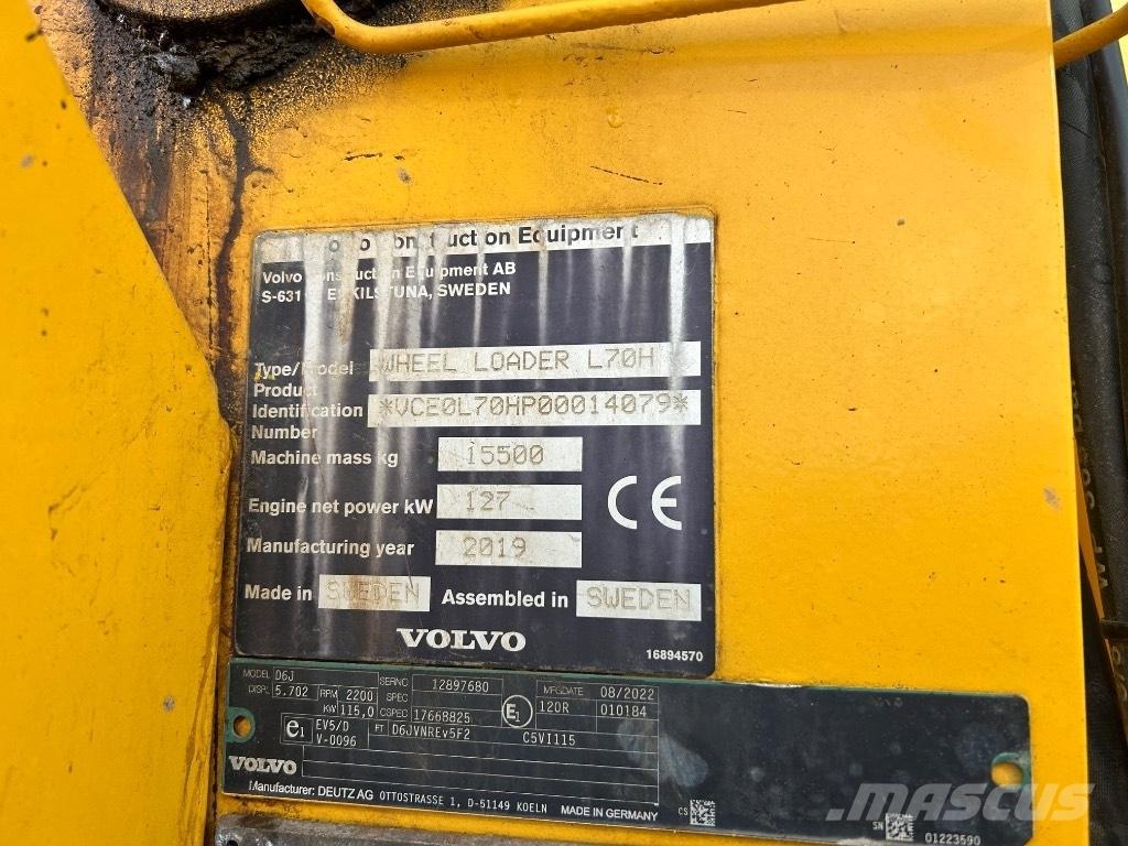 Volvo L 70 H Kolesni nakladalci