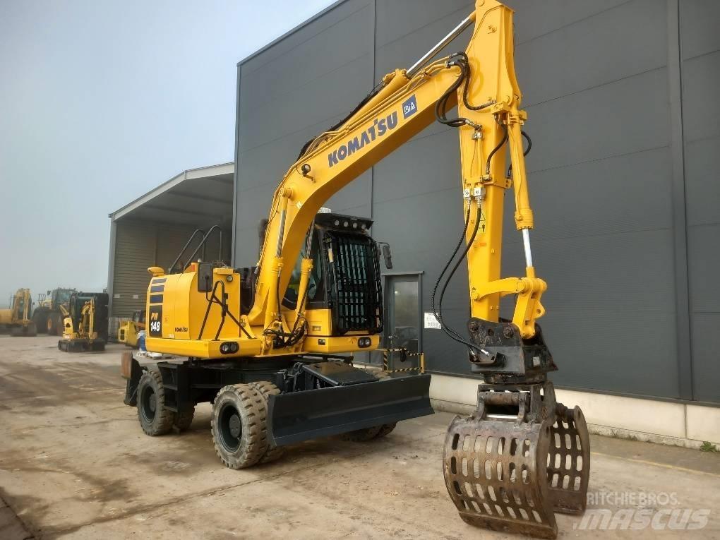 Komatsu PW148-10 Bagri na kolesih