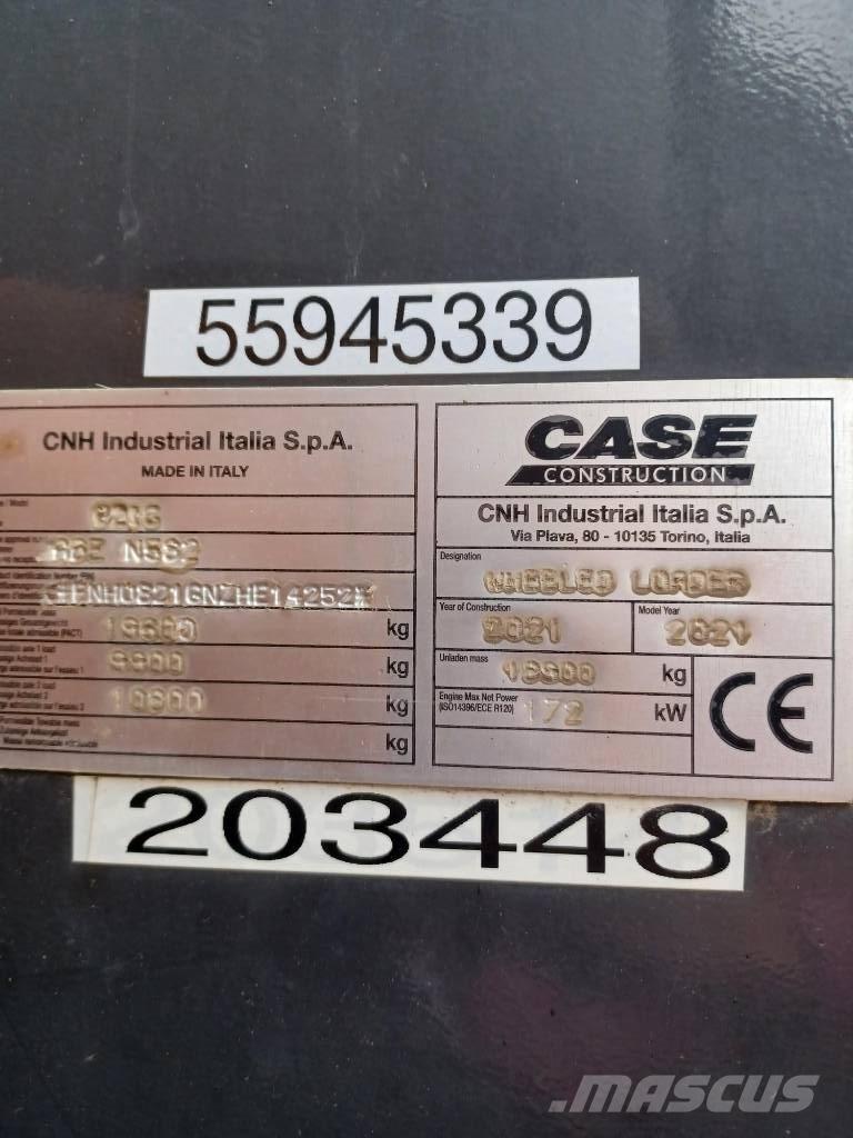 CASE 821G XR Kolesni nakladalci