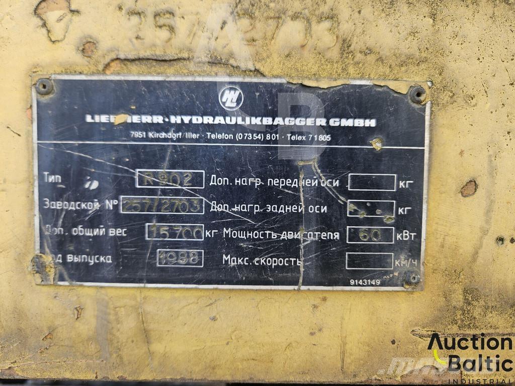 Liebherr R 902 Bagri goseničarji