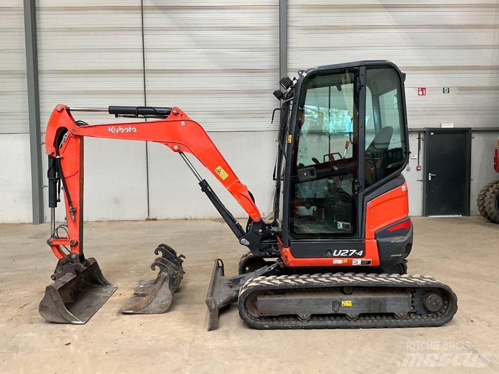 Kubota U 27-4 Mini bagri <7t
