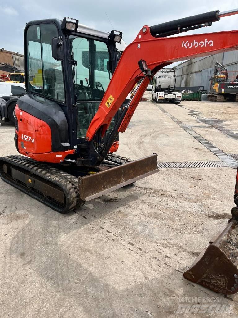 Kubota U 27-4 Mini bagri <7t
