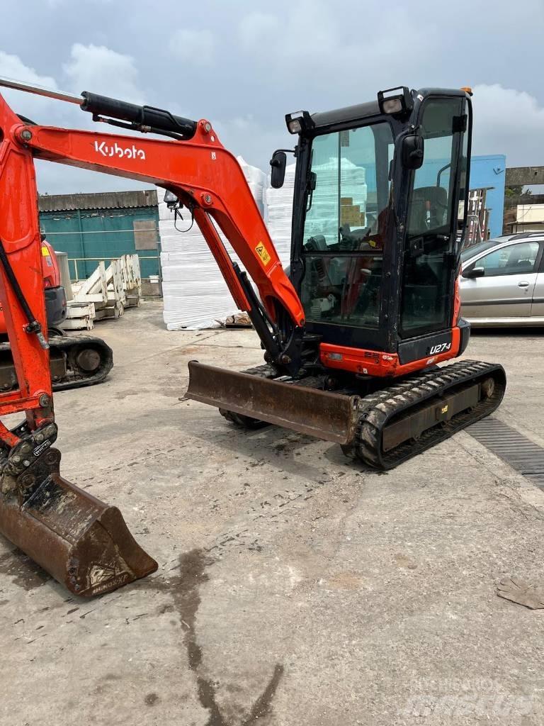 Kubota U 27-4 Mini bagri <7t
