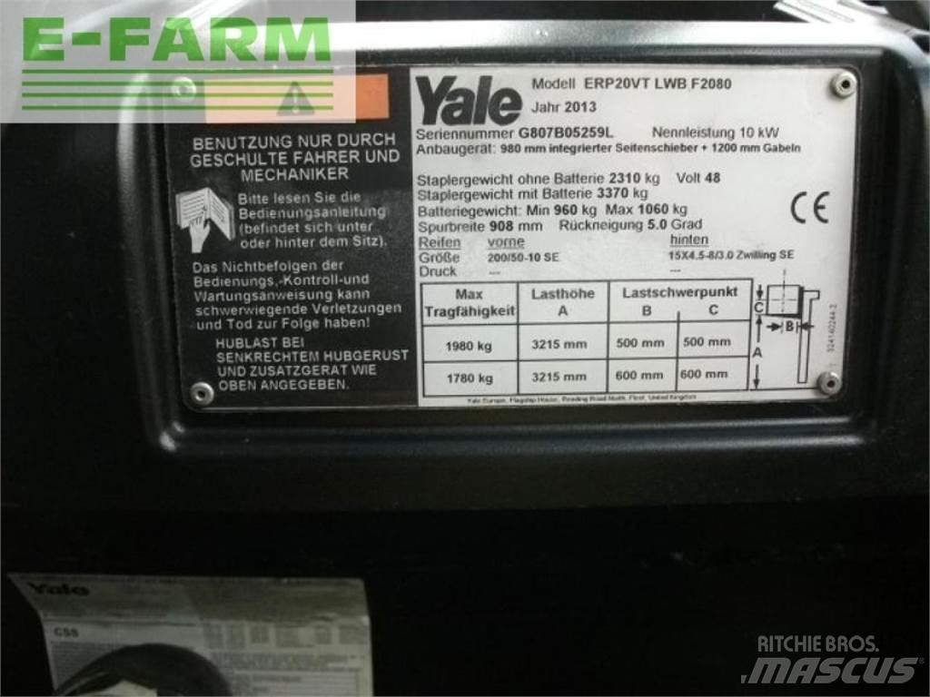 Yale erp 20 vt lwb Viličarji - drugo