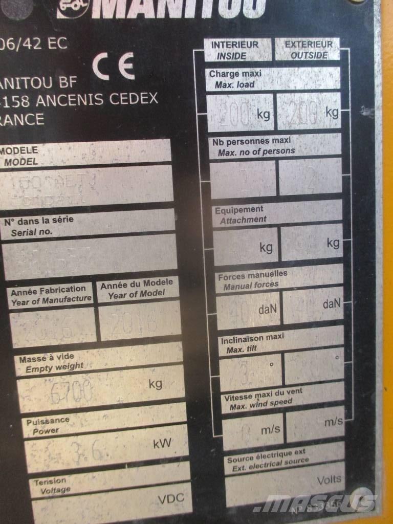 Manitou 150 AET JC Zglobne dvižne ploščadi