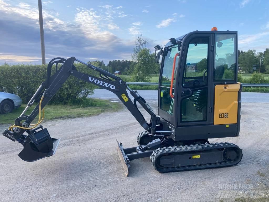 Volvo EC 18 E Mini bagri <7t