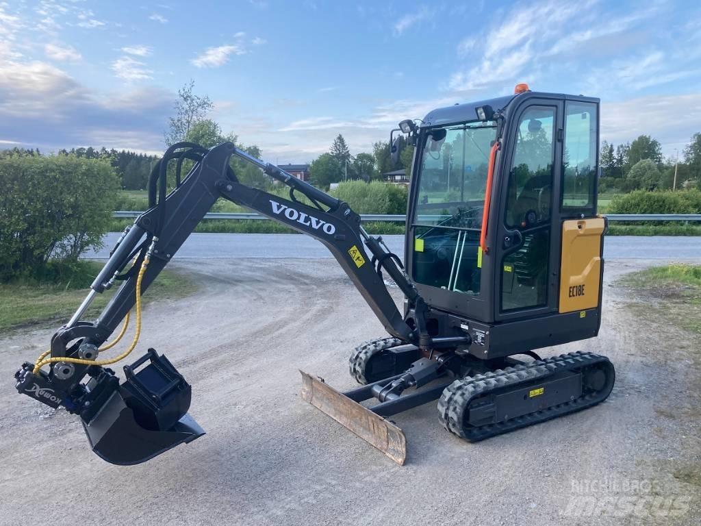 Volvo EC 18 E Mini bagri <7t