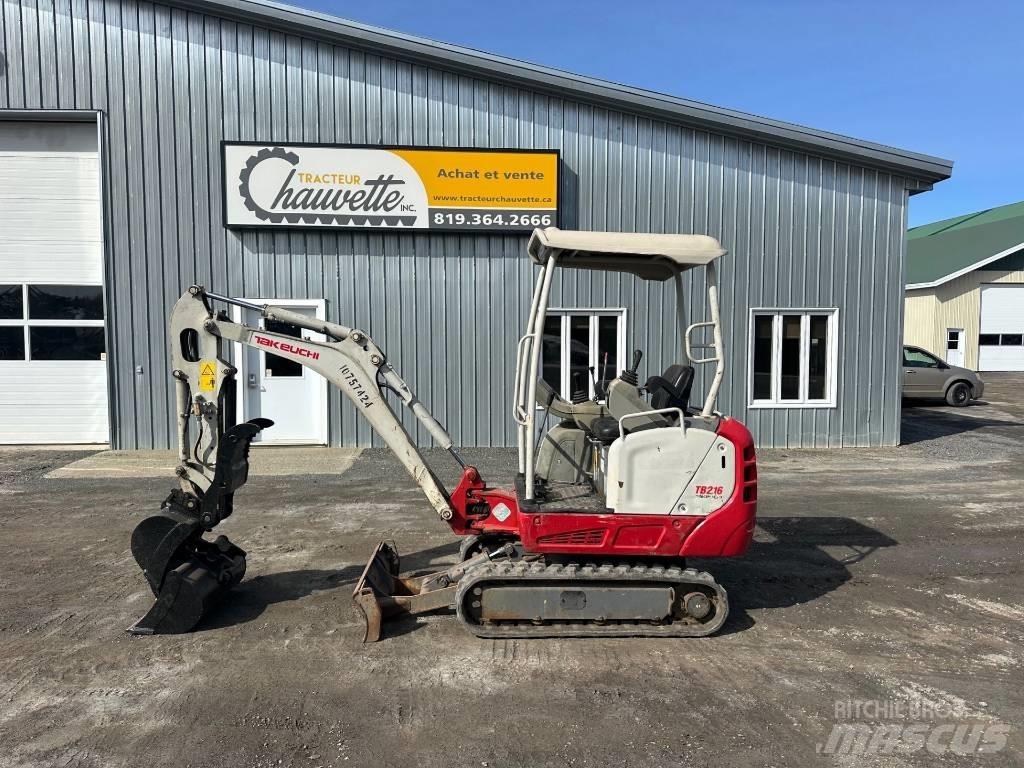 Takeuchi TB 216 Mini bagri <7t