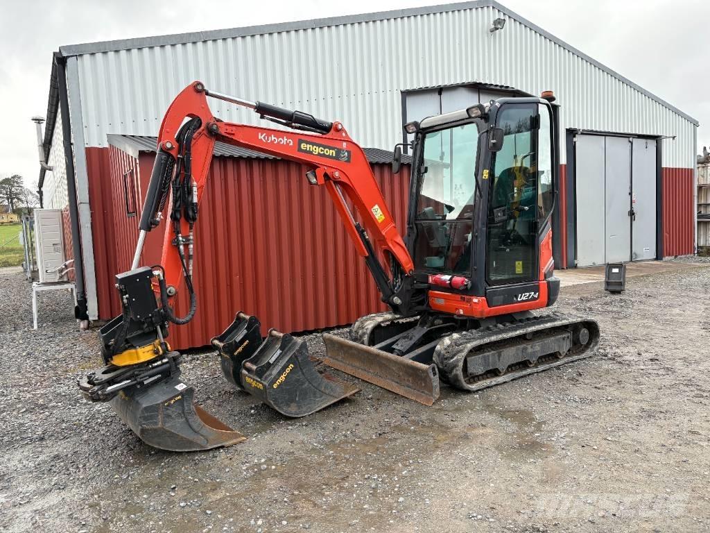 Kubota U27-4 Mini bagri <7t