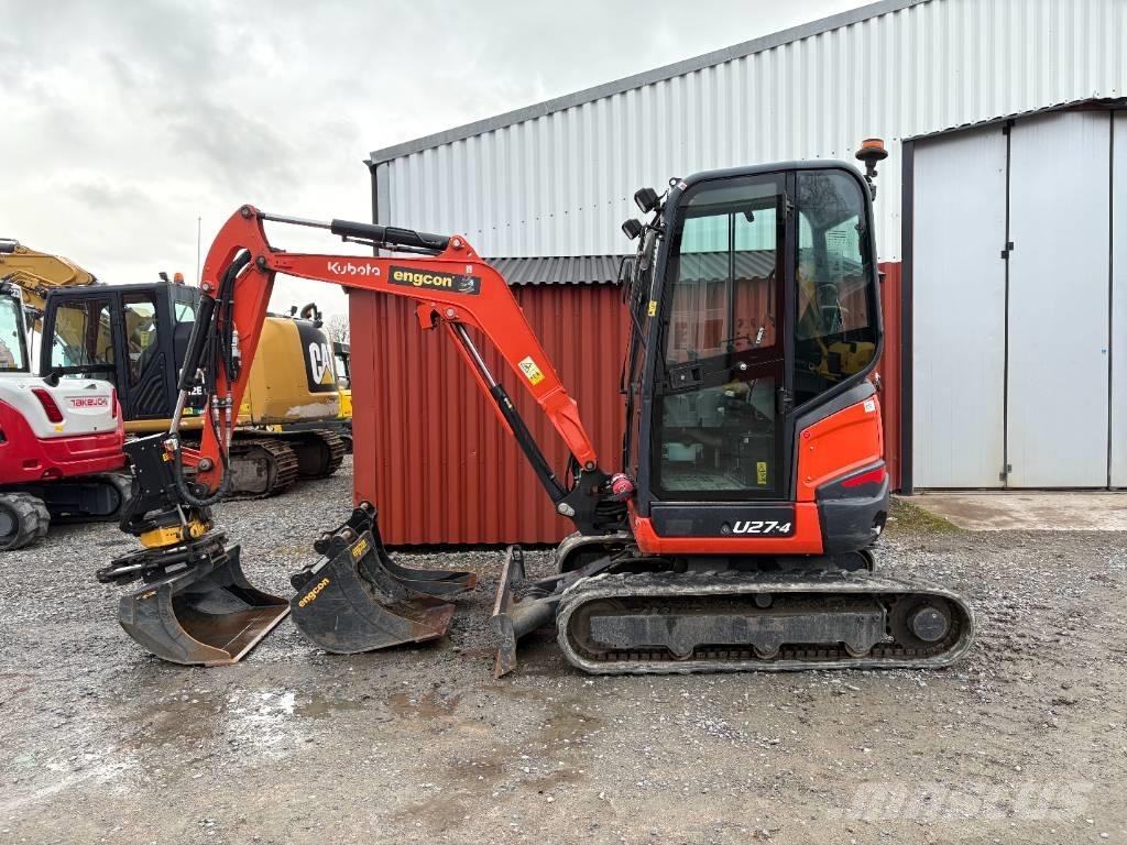 Kubota U27-4 Mini bagri <7t