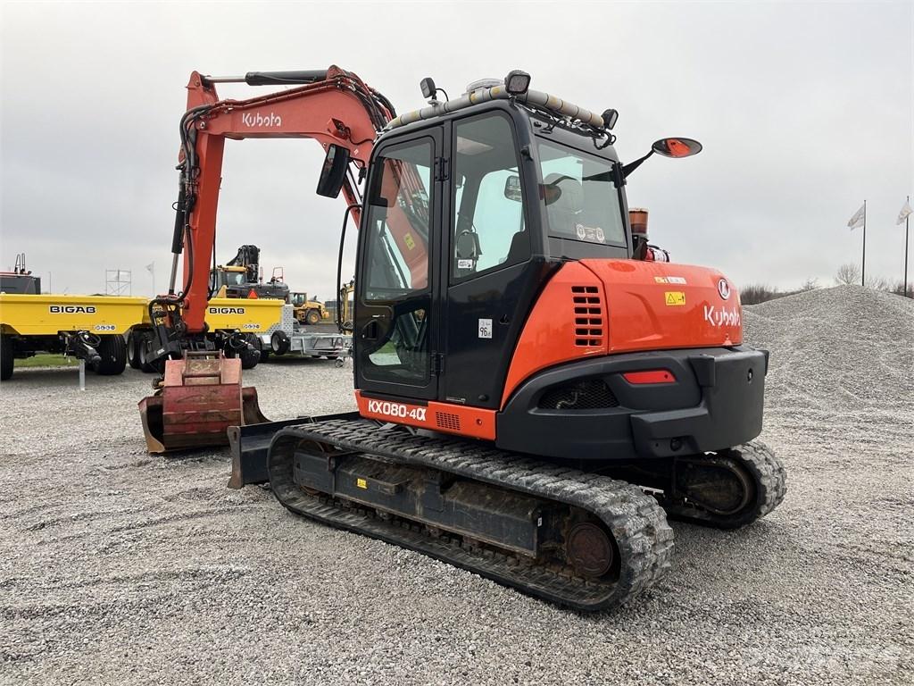 Kubota KX 080-4 Midi bagri 7t – 12t