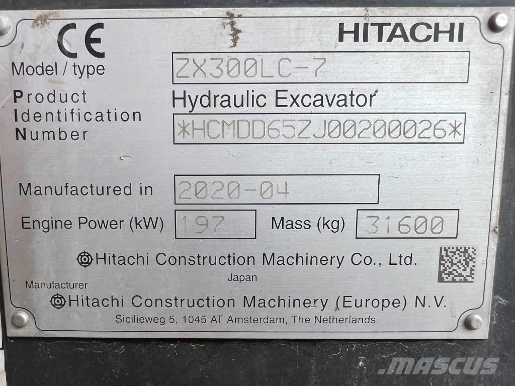 Hitachi ZX 300 LC-7 Bagri goseničarji