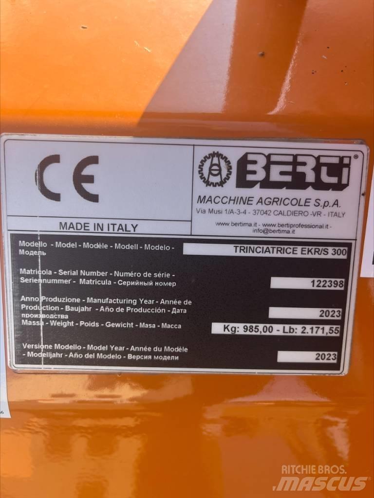 Berti EKR-S 300 Kosilnice za pašnike