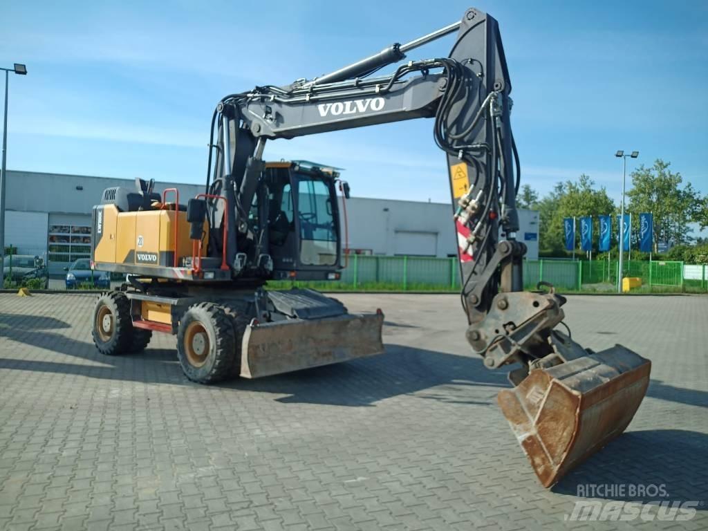 Volvo EW 180 E Bagri na kolesih