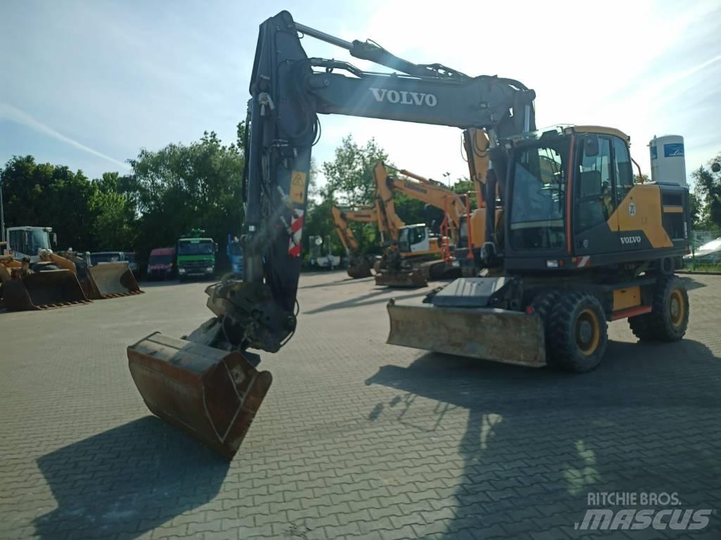 Volvo EW 180 E Bagri na kolesih