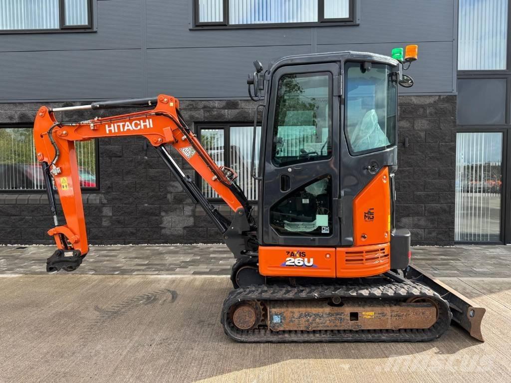 Hitachi ZX 26 U-6 Mini bagri <7t