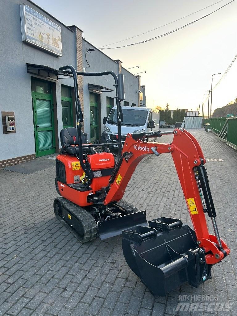 Kubota KX 008-5 Mini bagri <7t