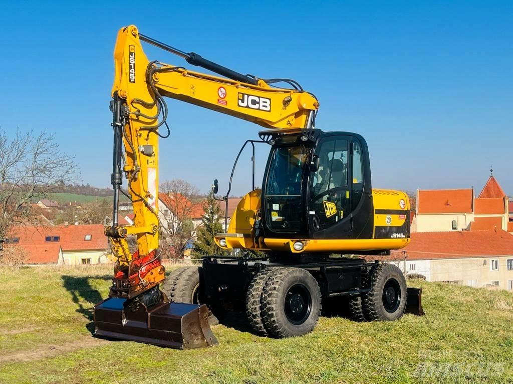 JCB JS 145 W Bagri na kolesih