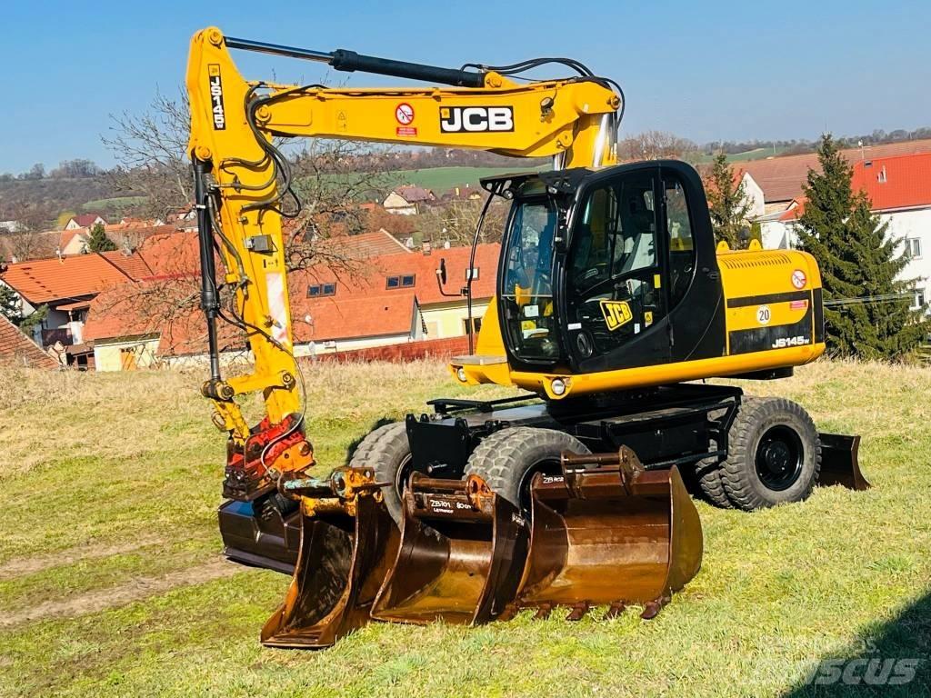 JCB JS 145 W Bagri na kolesih