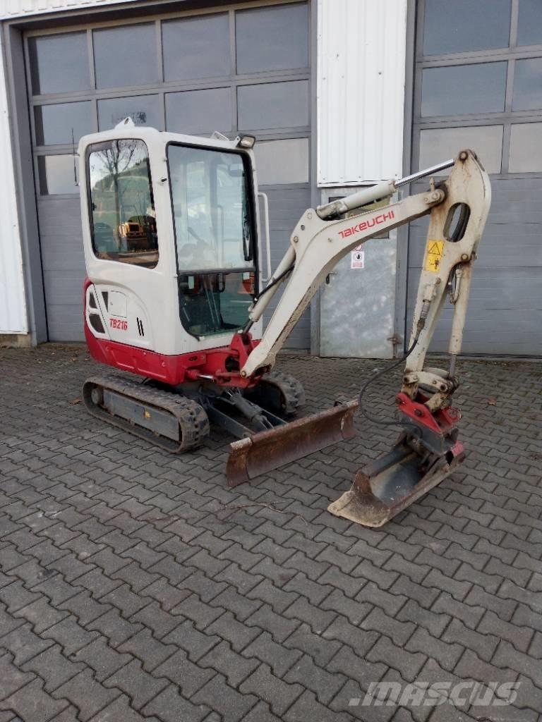 Takeuchi TB 216 Mini bagri <7t