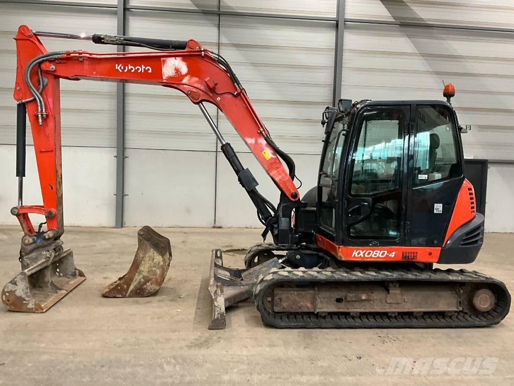 Kubota KX 080-4 Midi bagri 7t – 12t