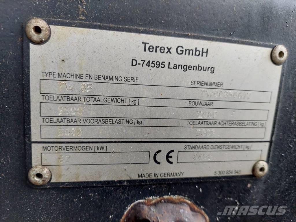 Terex TW 85 Bagri na kolesih