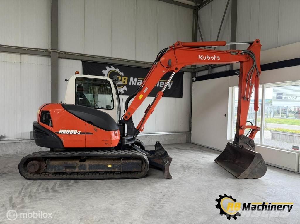 Kubota KX080-3 Midi bagri 7t – 12t