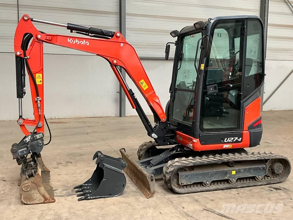 Kubota U 27-4 Mini bagri <7t