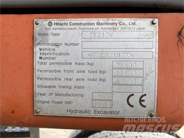 Hitachi ZX 210 W Bagri na kolesih
