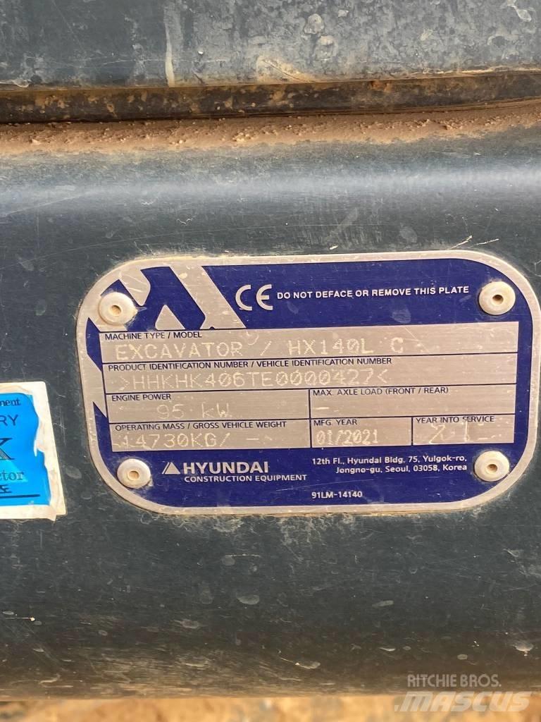 Hyundai HX140LC Bagri goseničarji