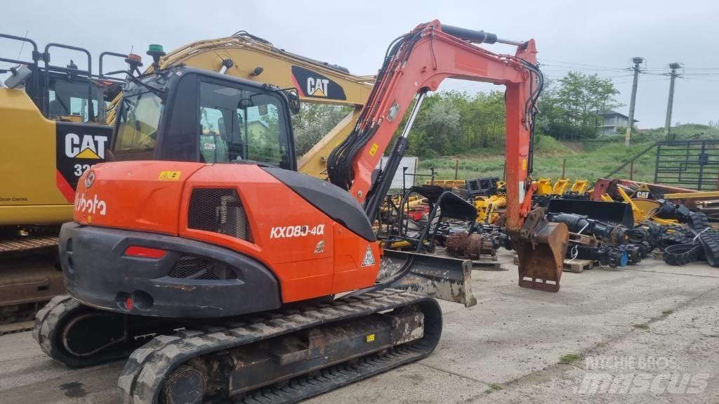Kubota Kx 080-4 Midi bagri 7t – 12t