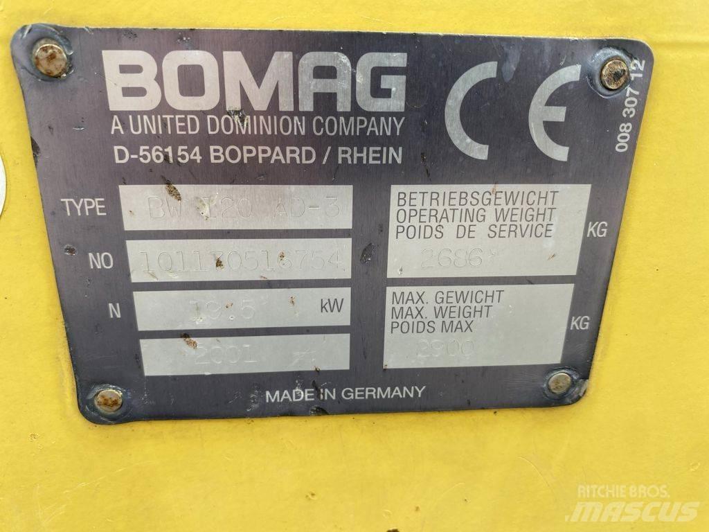 Bomag BW 120 AD Vibro plošče