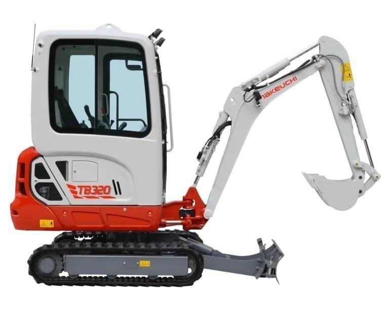 Takeuchi TB320 Mini bagri <7t