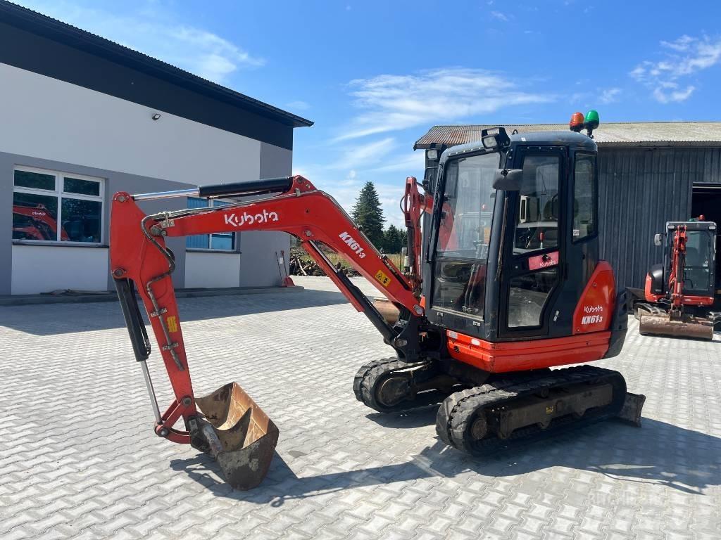 Kubota KX 61-3 Mini bagri <7t
