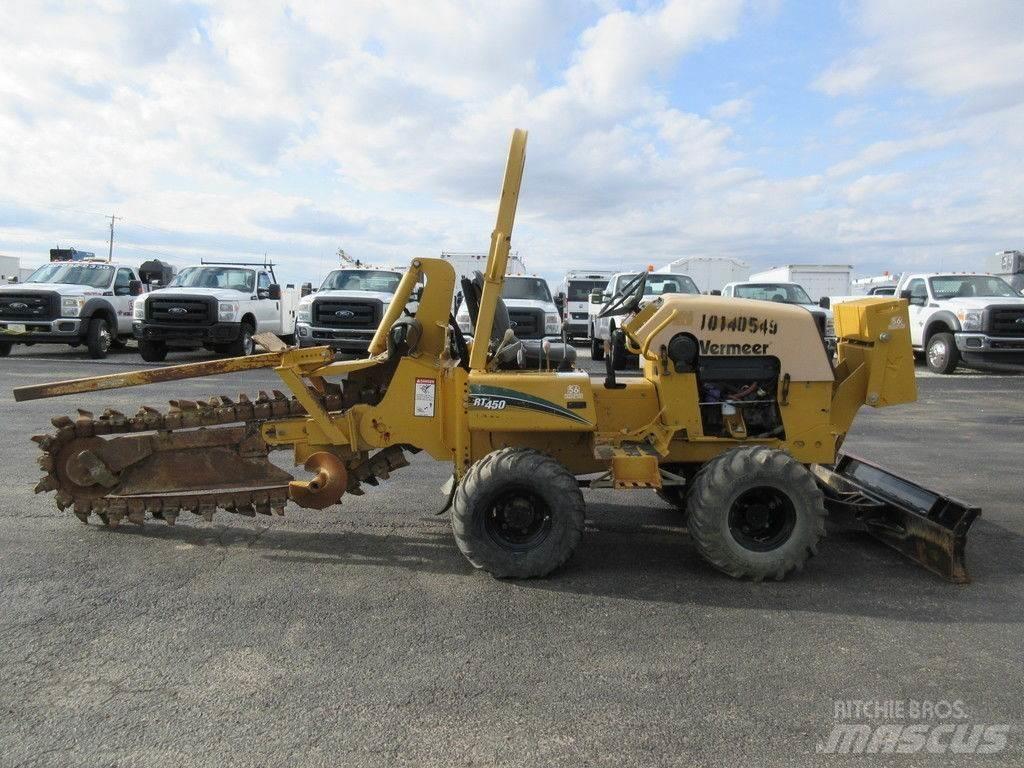 Vermeer RT450 Freze za kopanje jarkov Trenčerji