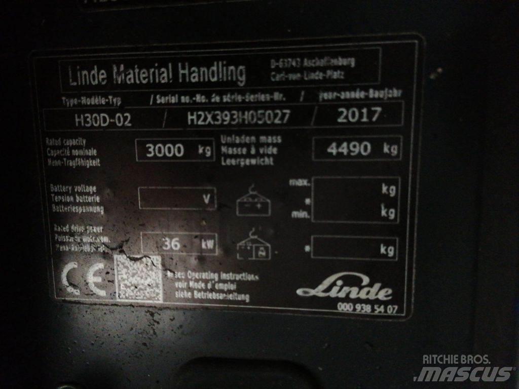 Linde H30D-02 Dizelski viličarji
