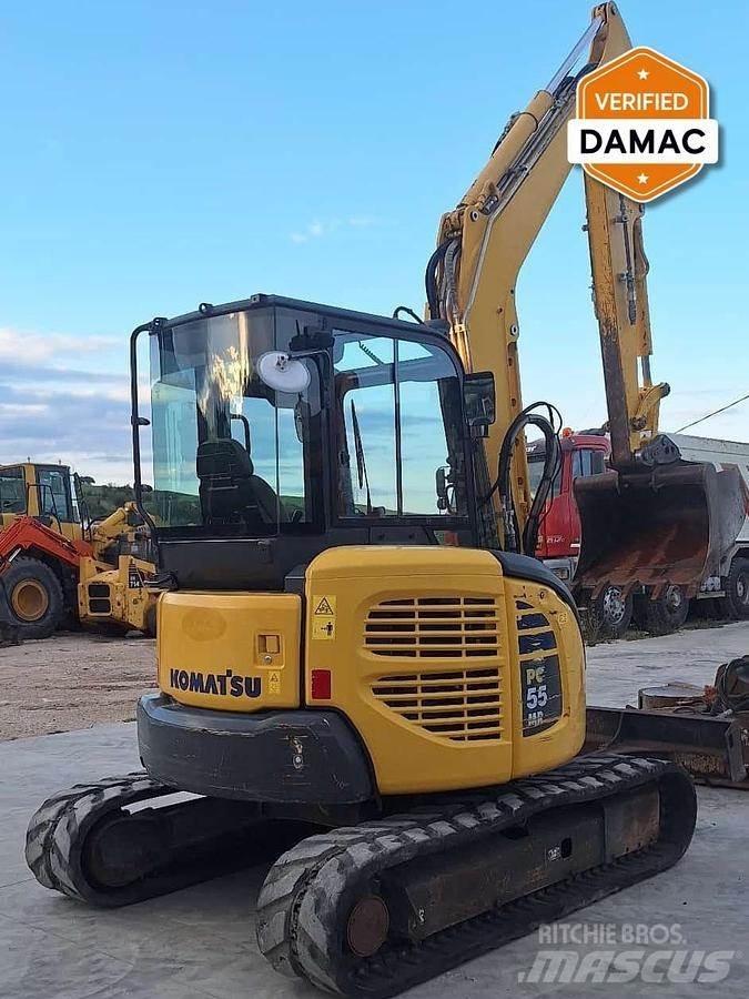 Komatsu PC55 Mini bagri <7t