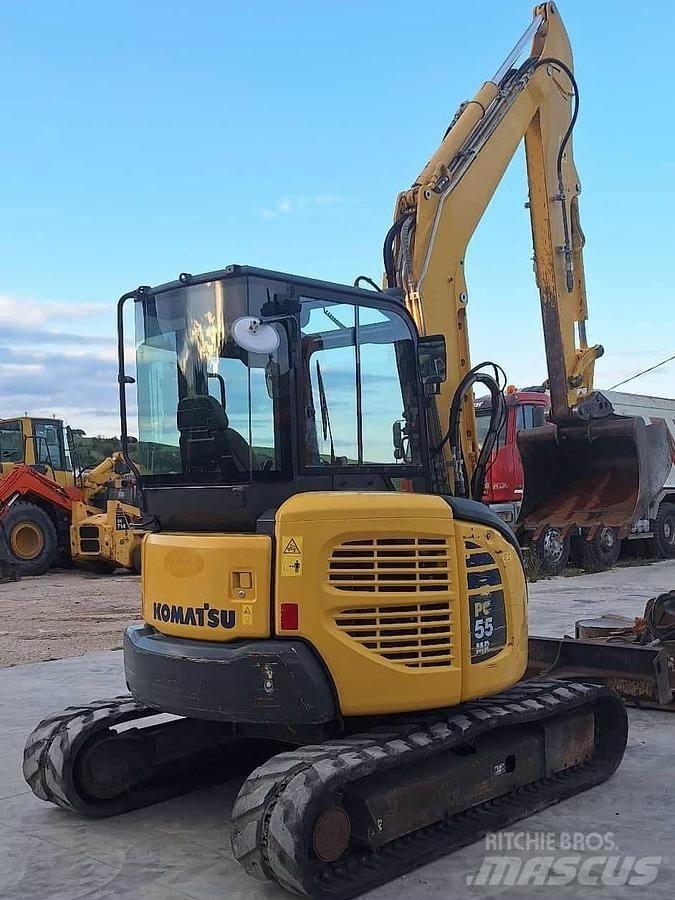 Komatsu PC55 Mini bagri <7t