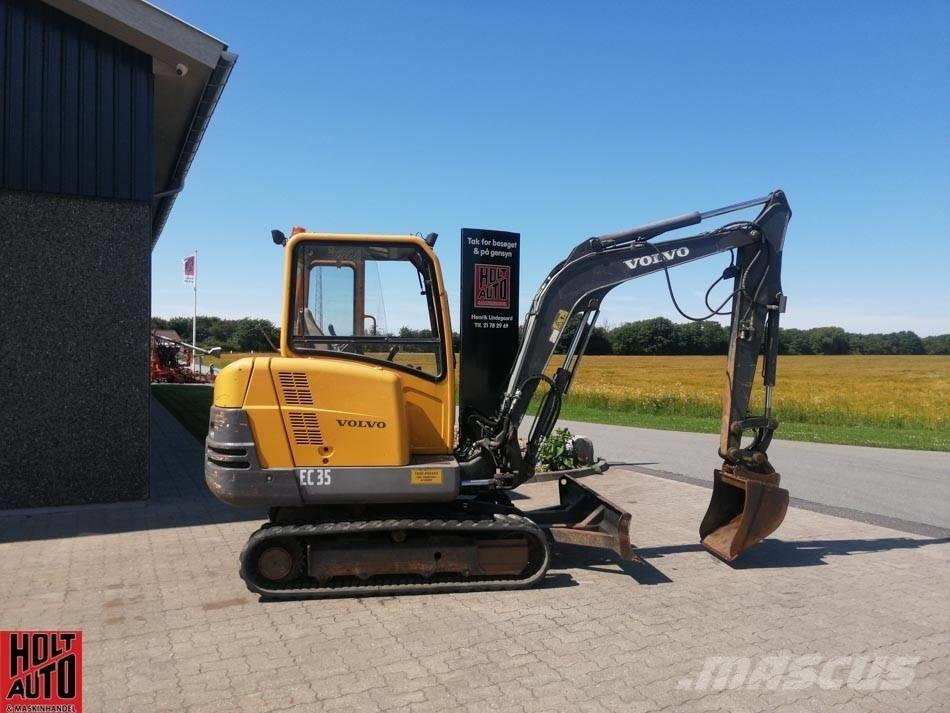 Volvo EC 35 Mini bagri <7t