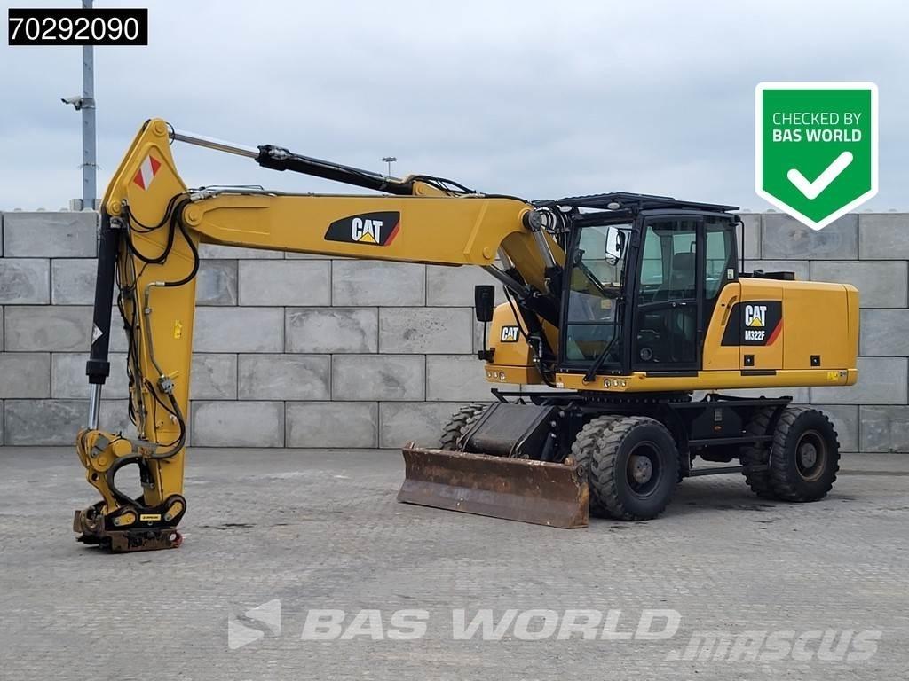 CAT M322 F Bagri na kolesih