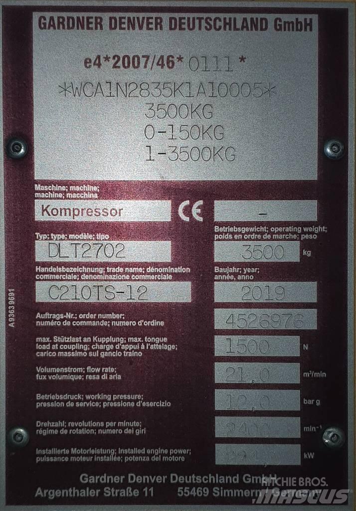 Compair C210 TS-12 Kompresorji