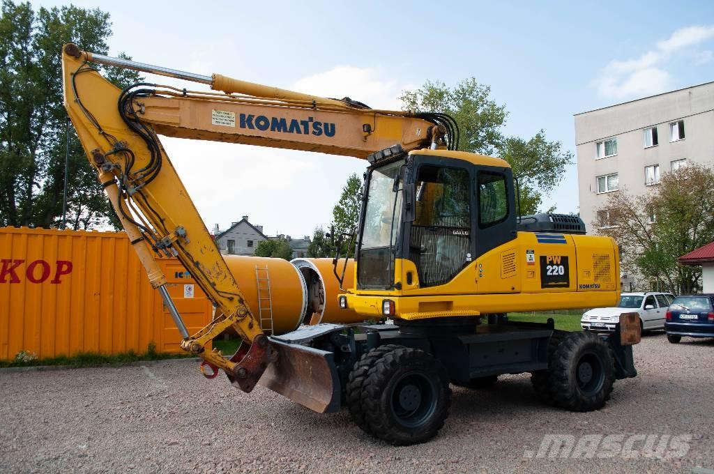 Komatsu PW 220-7 Bagri na kolesih