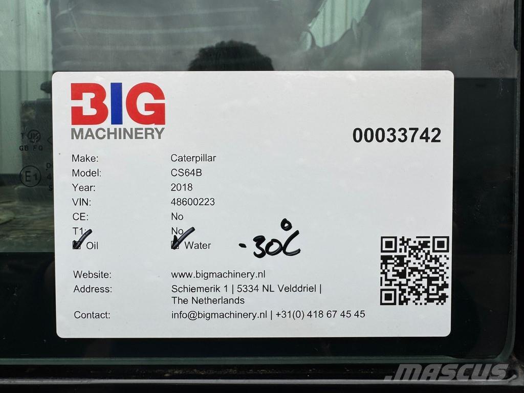 CAT CS64B Enojni valjarji