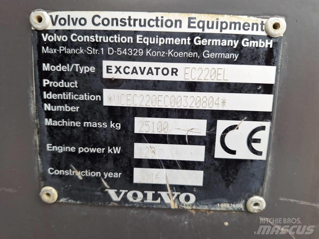 Volvo EC 220 EL Bagri goseničarji